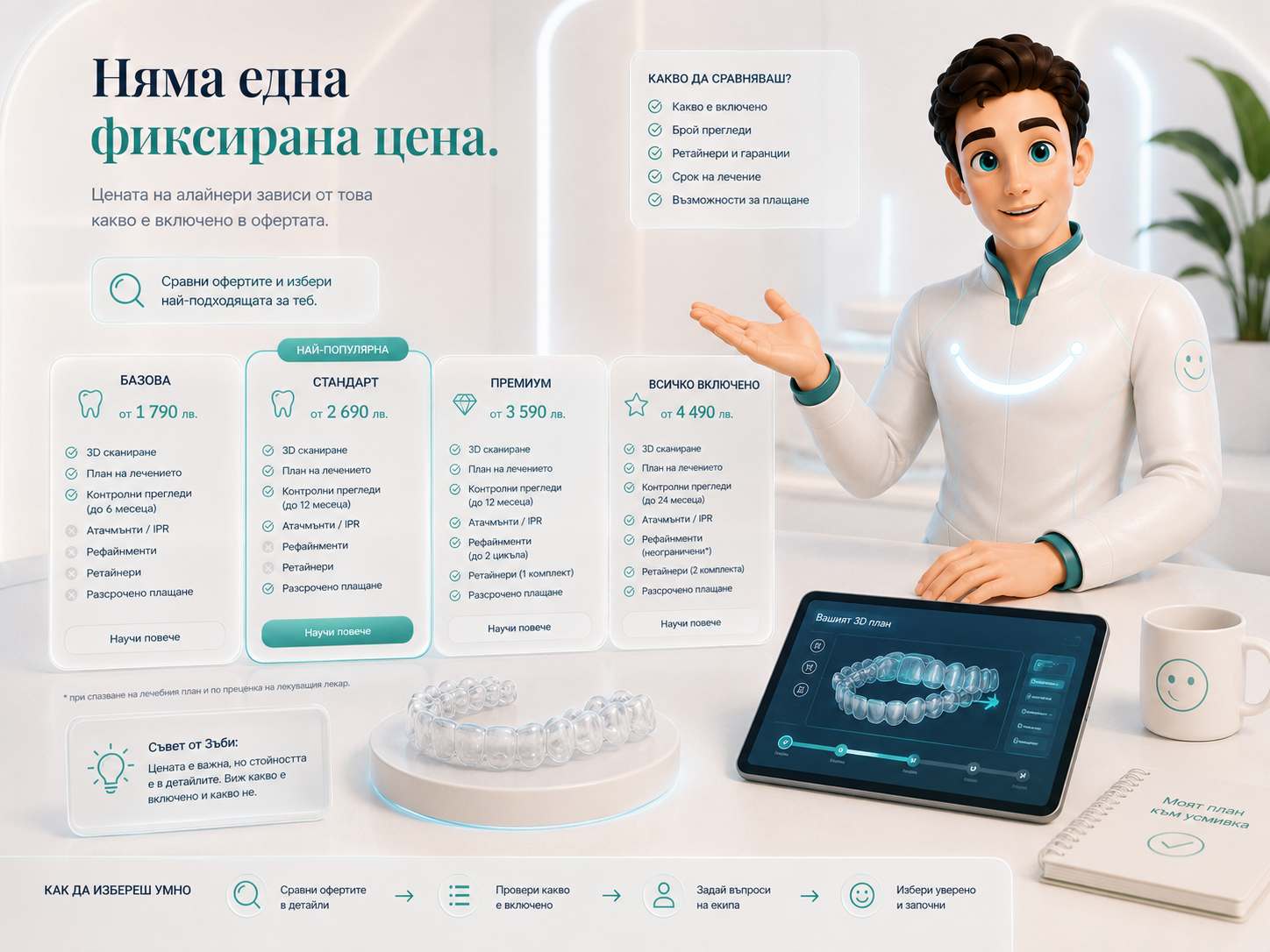 Колко струва Invisalign в България и как да сравниш офертите?